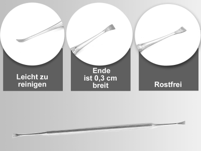 Zahnsteinentferner-Set Zahnsteinkratzer Zahnreiniger 2-Teilig