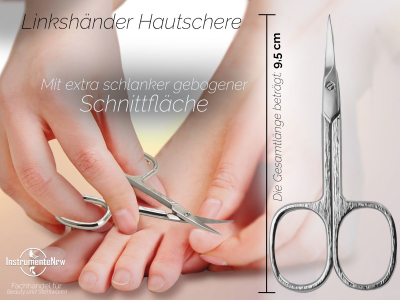 Linkshnder Nagelhautschere Hautschere aus Solingen  GERMANY Profi Nagelschere mit Etui