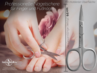 Nagelschere mit Mirkroverzahnung - Schere zum przisen krzen von Finger- und Fungel