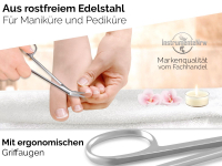 Lange Nagelschere fr Senioren Abgerundete Stumpfe Sicherheits-Funagelschere mit Mikrozahnung - Alternative Nagelzange Nagelschneider-Schere