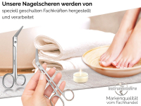 Lange Nagelschere fr Senioren Abgerundete Stumpfe Sicherheits-Funagelschere mit Mikrozahnung - Alternative Nagelzange Nagelschneider-Schere