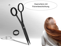 Premium Haarschere Friseurschere Black Haarschneideschere fr einen perfekten Haarschnitt