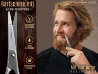 Friseur-Haarschere 2-Seitig Mikroverzahnt 5 Zoll ICE-Edelstahl