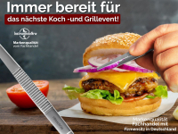 Kchenpinzette Grillpinzette Kochpinzette gerade 10,5 cm