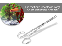 Profi Pflanzenschere Aquarium Terrarium Schere Gerade Edelstahl rostfrei 11,5 cm