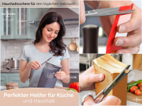 Kchenschere Haushaltsschere 18 cm Ergonomische Allzweck-Schere Kochschere Rostfreie Edelstahlschere Mehrzweck-Schere fr Arbeiten Rund um den Haushalt