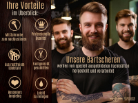 Set Bartschere Nasen-Haarschere Ohrhaarschere